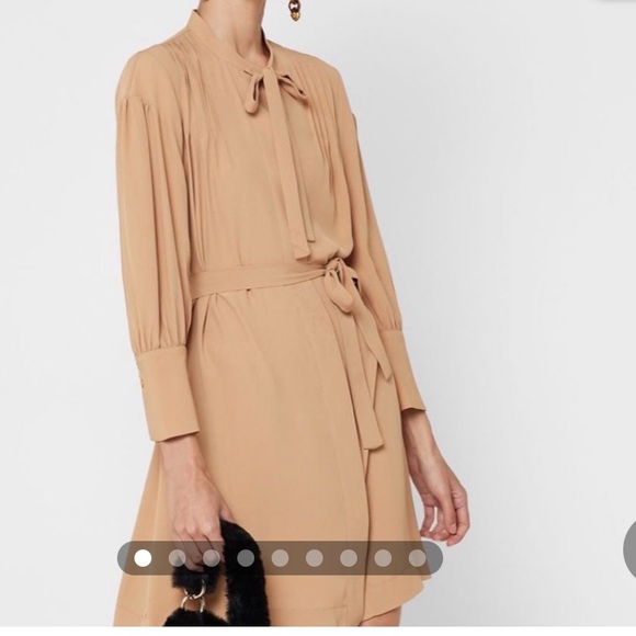 TopShop shirt dress size US 8 Preowned great condition career officewear - Picture 4 of 4